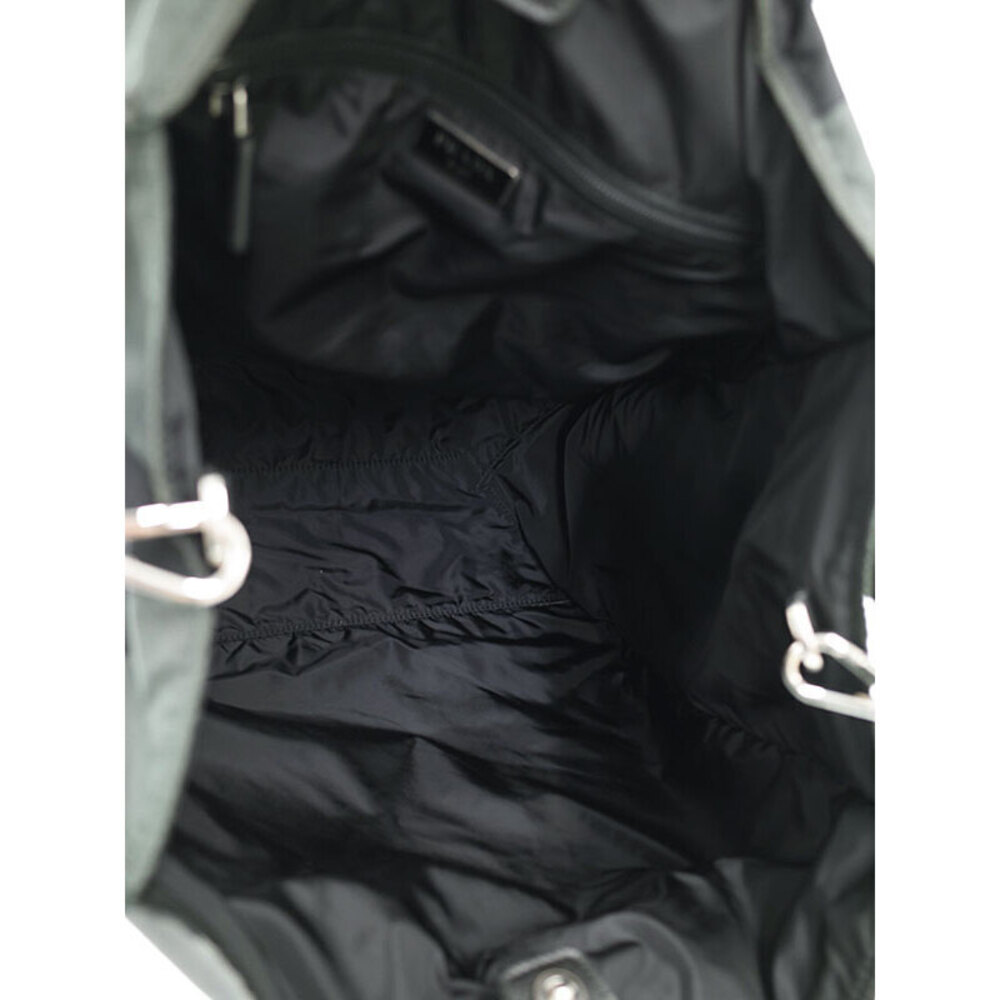 Prada Tote Shoulder Bag slate gray Camouflage saffiano leather - Picture 3 of 9